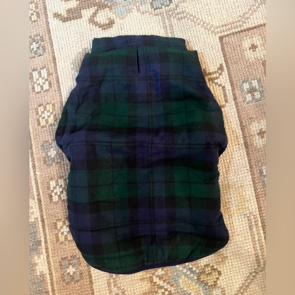 Plaid dog jacket - J. Crew / Crew Cuts, new with tags, size L